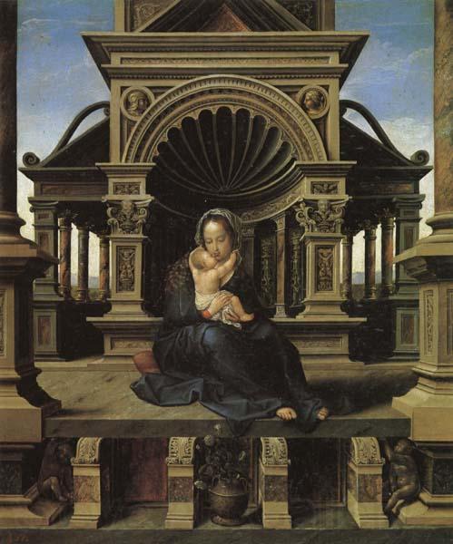 Bernard van orley The Virgin of Louvain France oil painting art